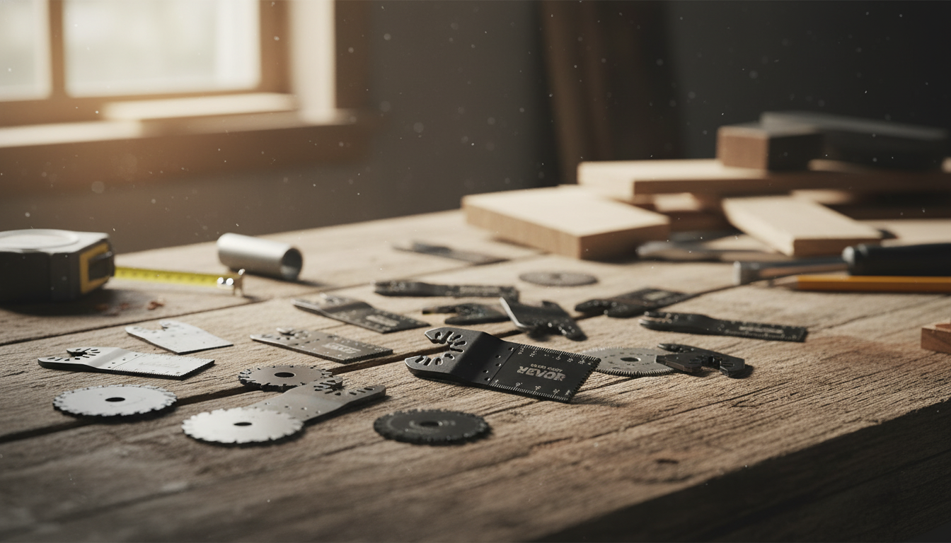 100-Piece Quick-Release Oscillating Blades: Wood/Metal