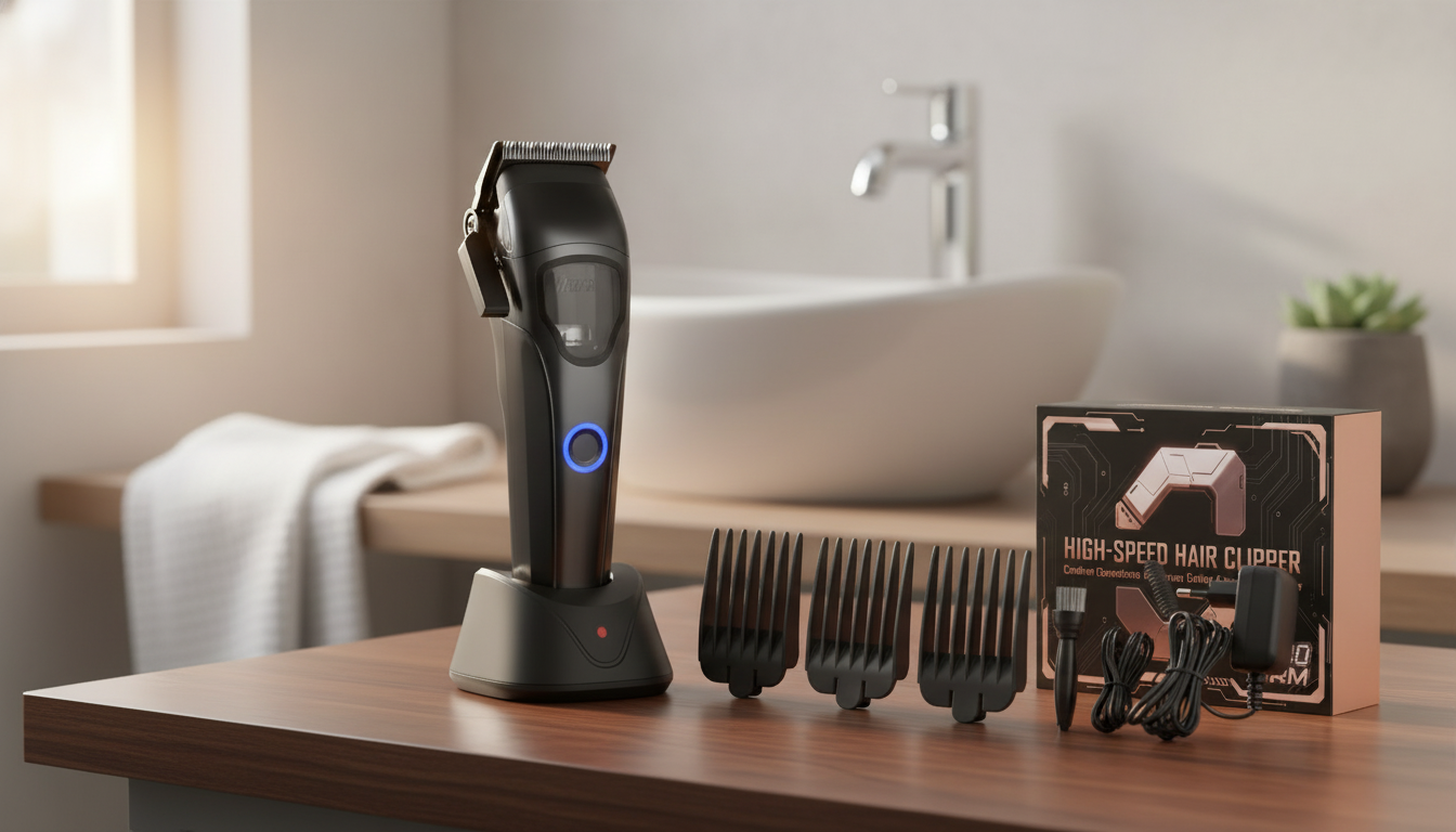 Cordless Hair Clipper + T-Blade Set: Clean Cuts at Home