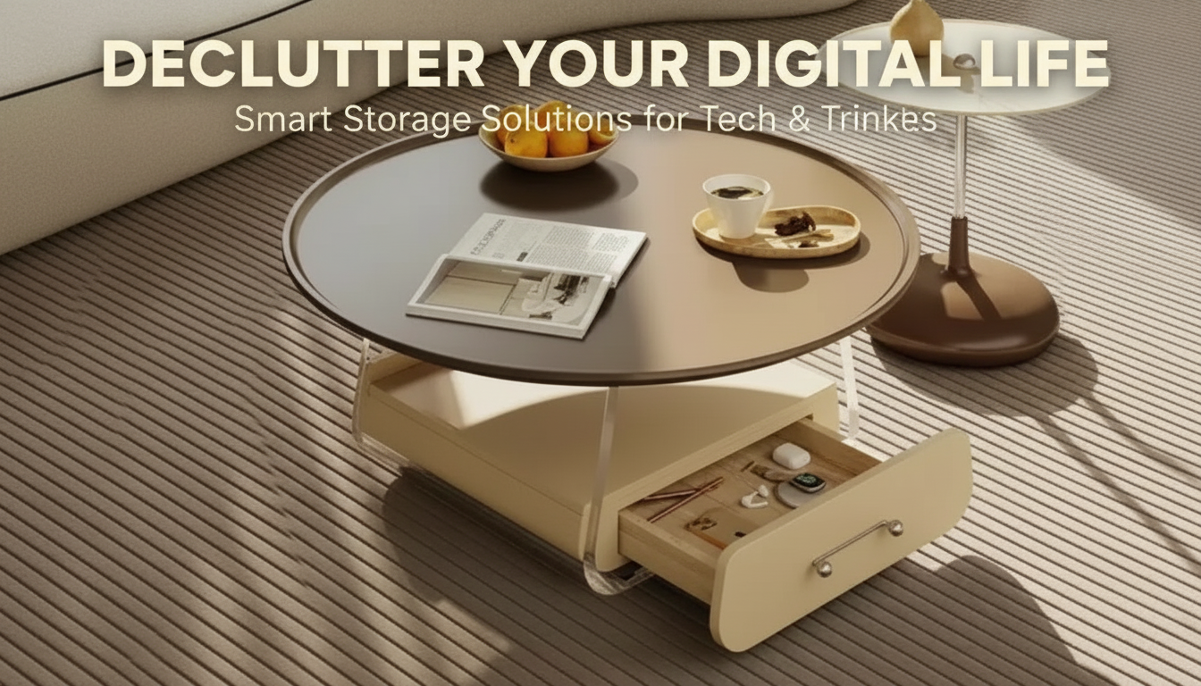 Minimalist Japanese Coffee Table: Warm Wood, Quiet Space