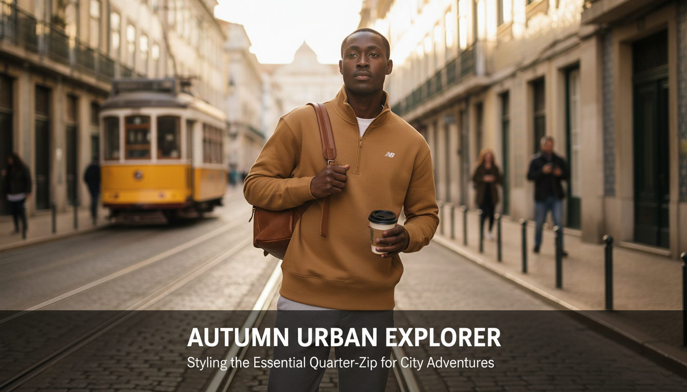 New Balance Brown Zip Sweatshirt: Fall/Winter Layer