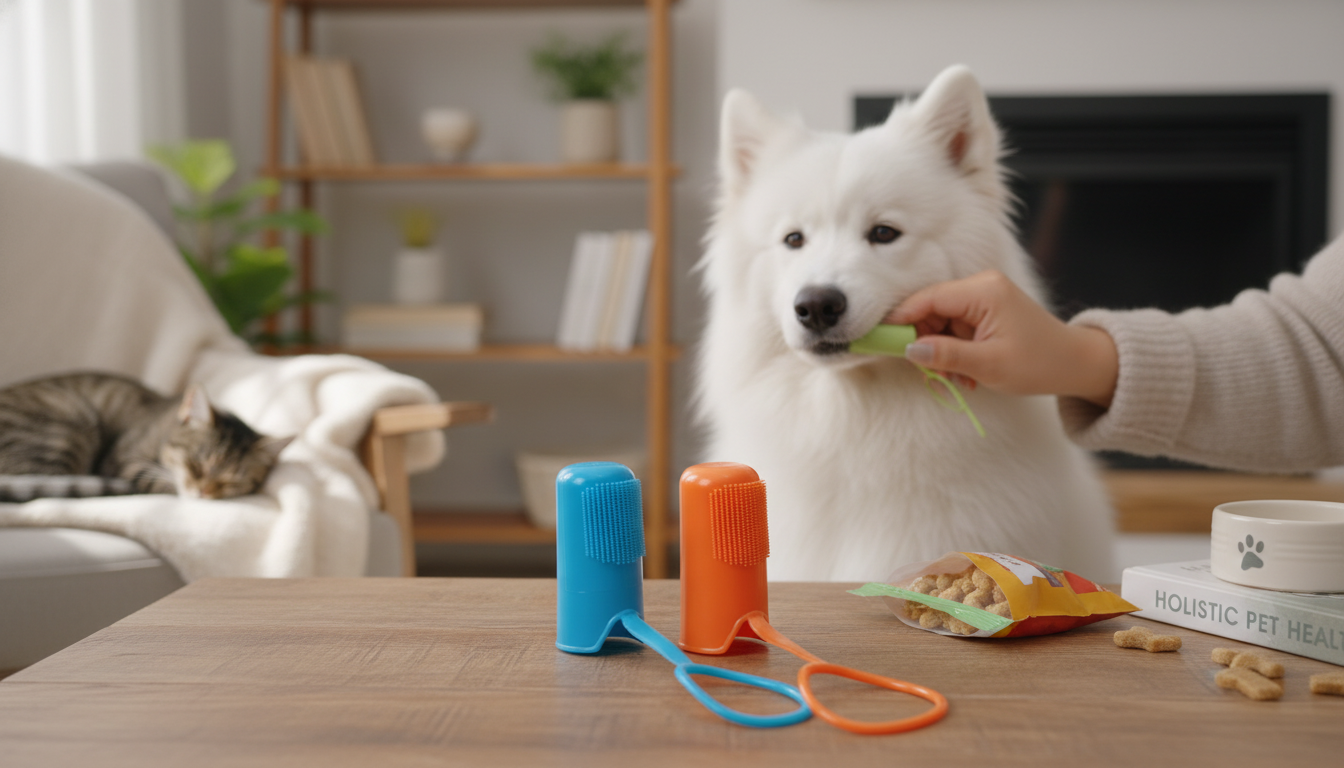 Soft Toothbrush Set for Dogs & Cats: Daily Dental Care