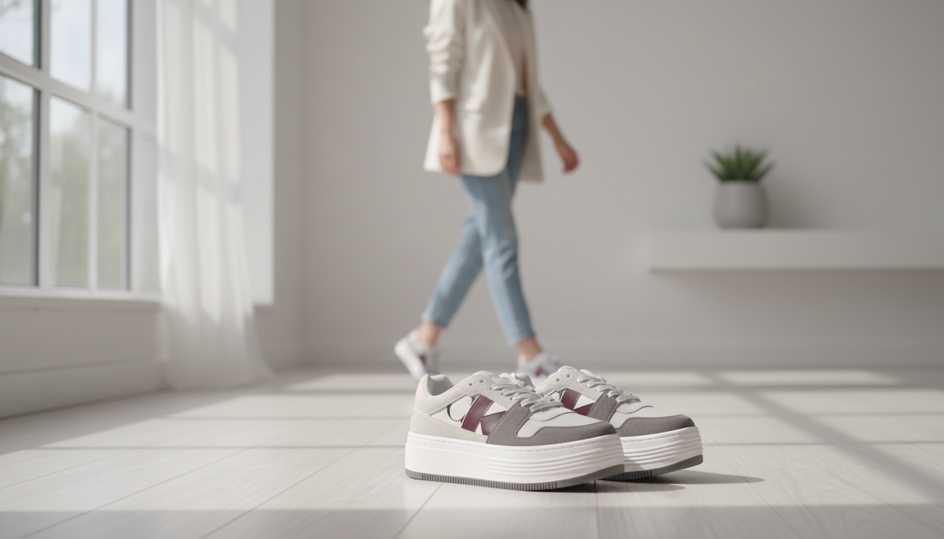 Calvin Klein Women’s Leather Shoes: Minimal & Polished