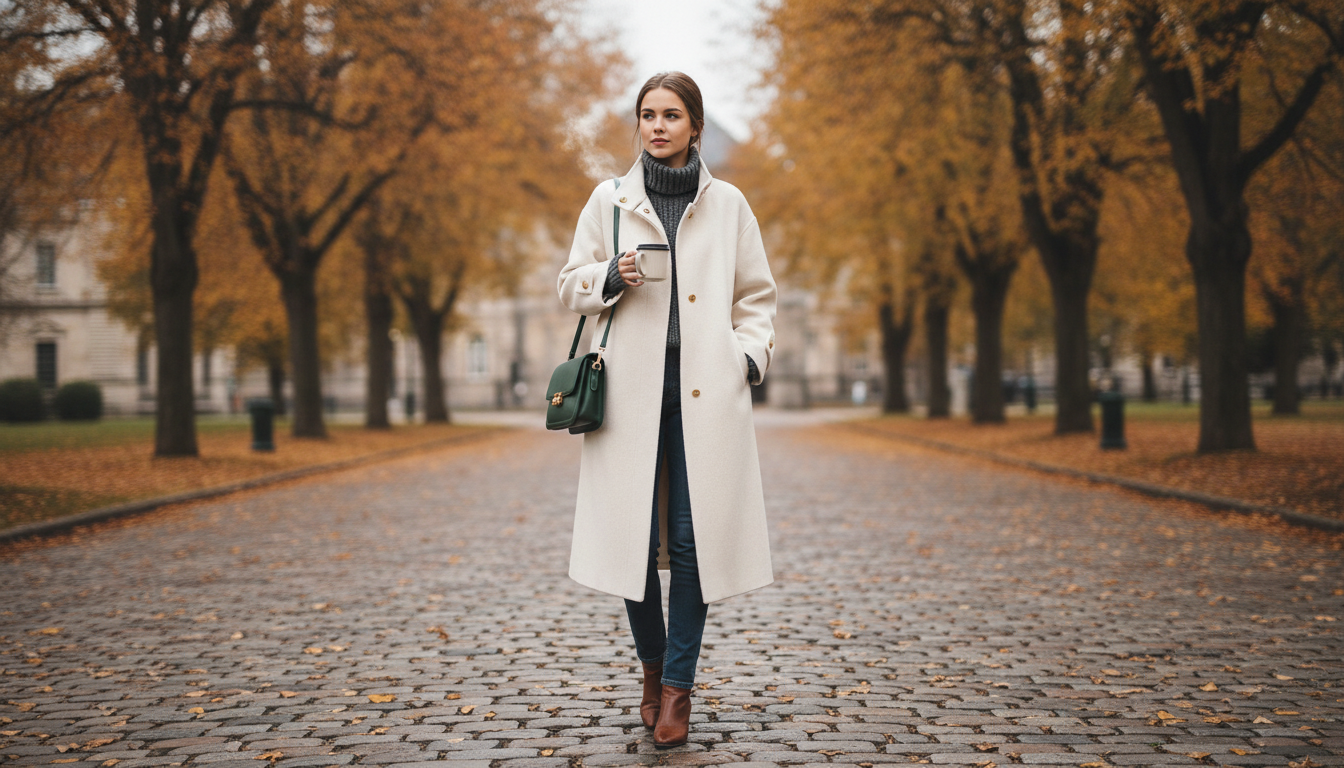 How to Style a Women’s Wool Long Jacket with Sashes