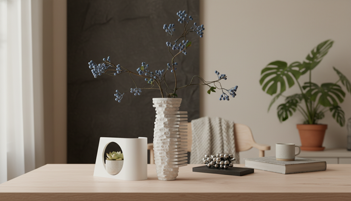 White Marble Vase: Scandinavian Styling, Care & Placement