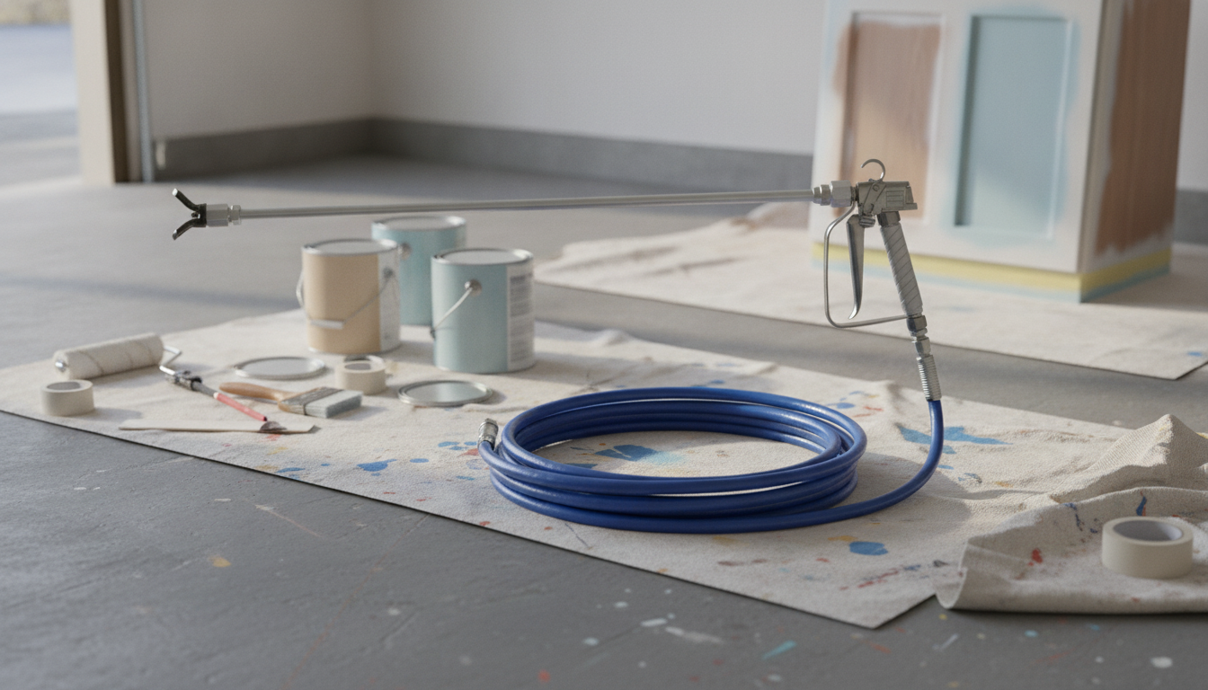 Airless Spray Gun Hose Kit + Extension Rod: Setup Guide